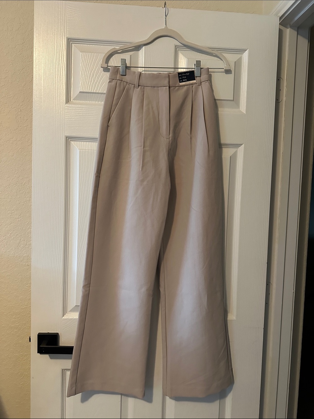 Abercrombie Curve Love Sloane Tailored Pant - Light Khaki